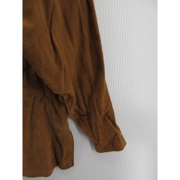 VINTAGE Salamander Leathers Top Small Suede Leather Shirt Southwest - Picture 3 of 11